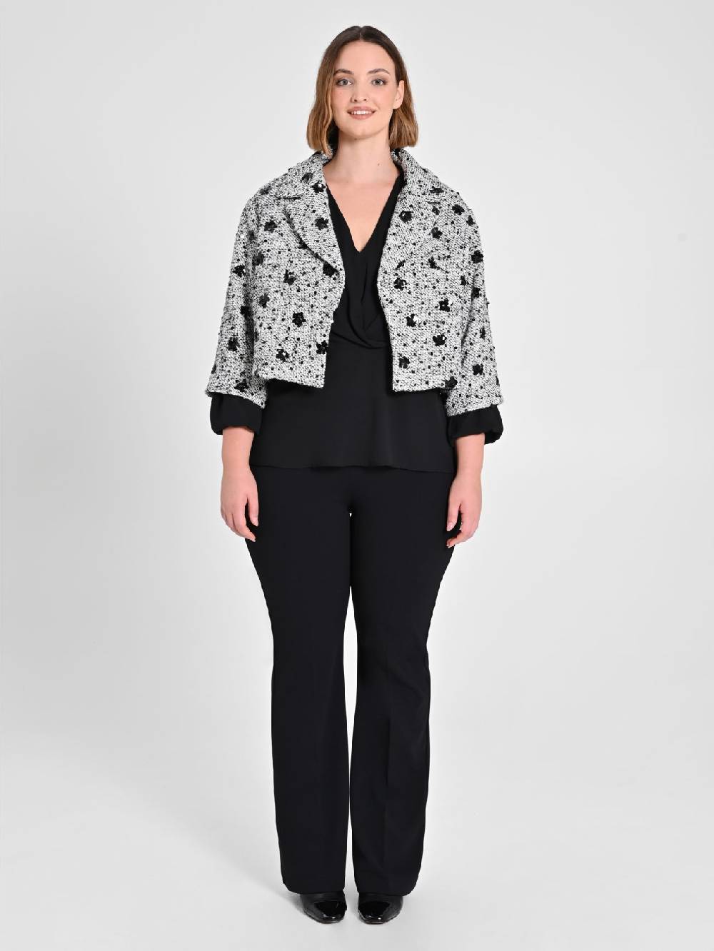 Rinascimento Giacca Curvy Black & White Shopping online