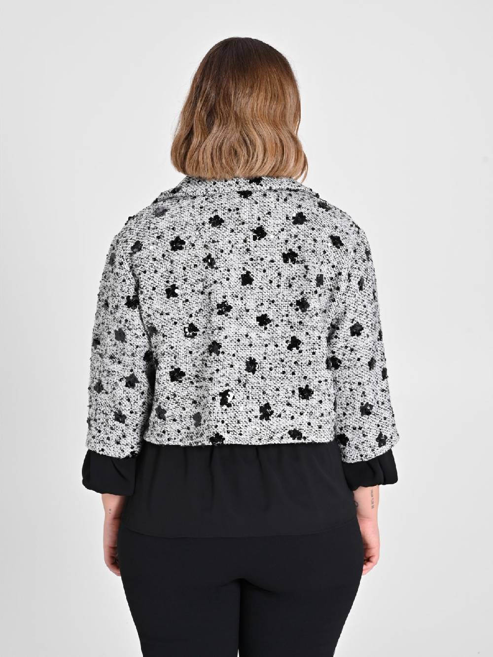 Rinascimento Giacca Curvy Black & White Shopping online