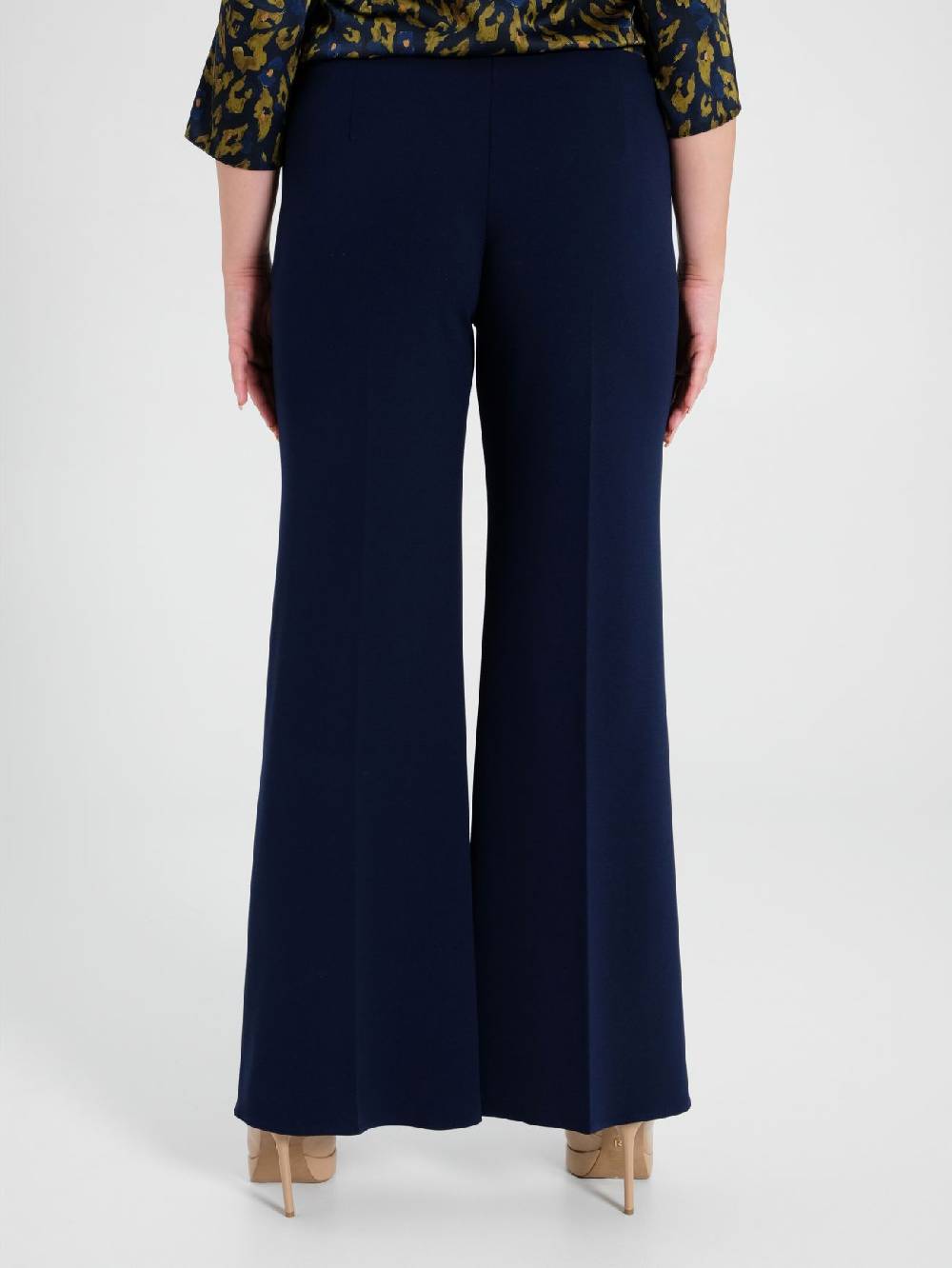 Rinascimento Pantaloni Curvy Palazzo Blu Vendite stagionali