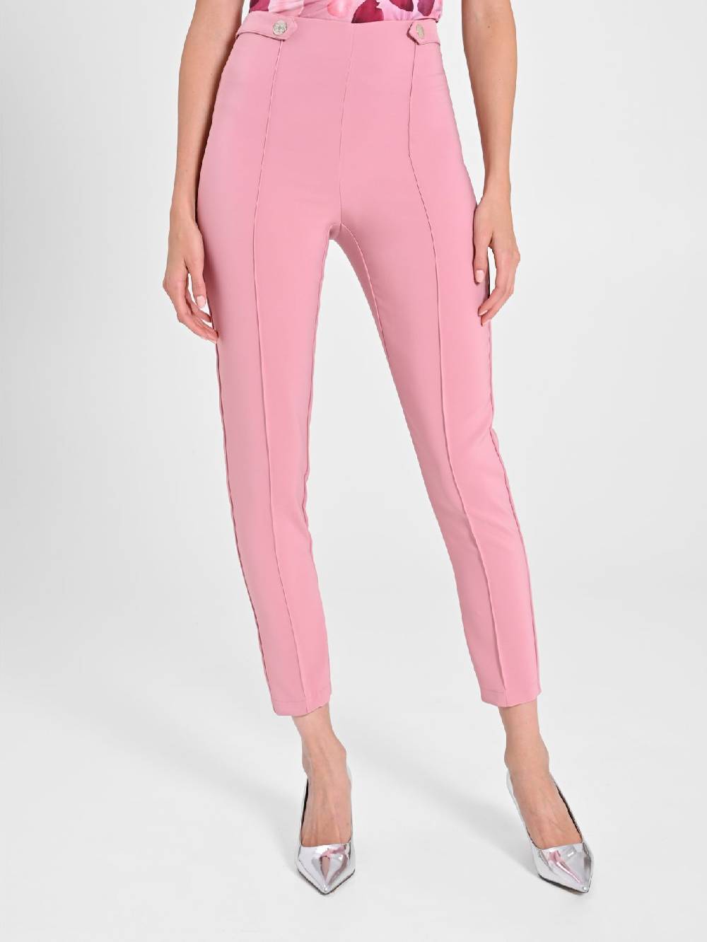 Rinascimento Pantaloni con Pattine Rosa Antico Vendita calda