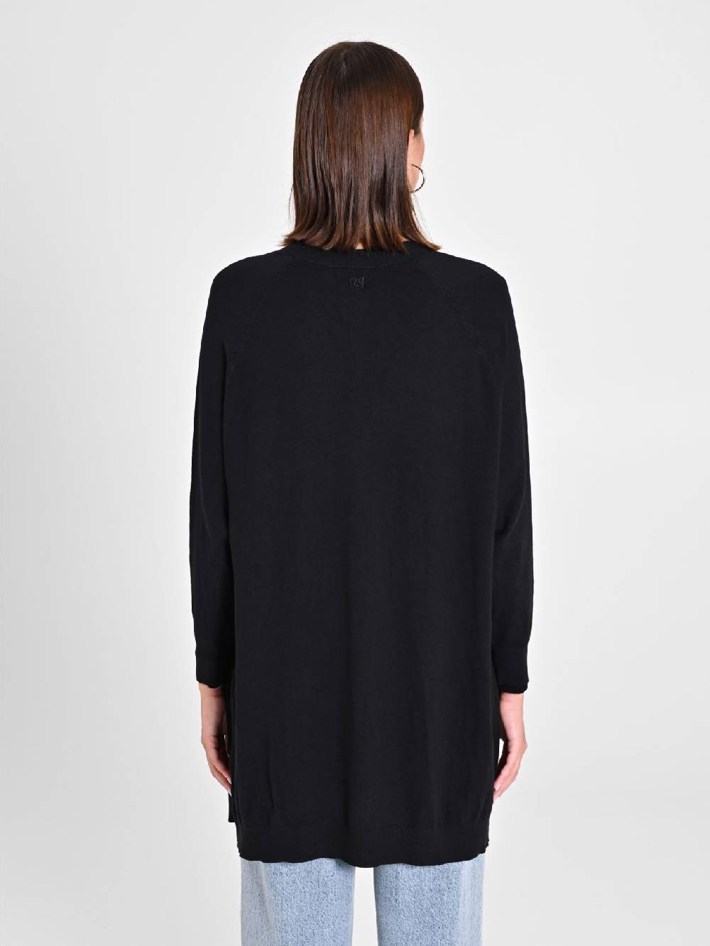 Rinascimento Cardigan Nero in Maglia Latest fashion