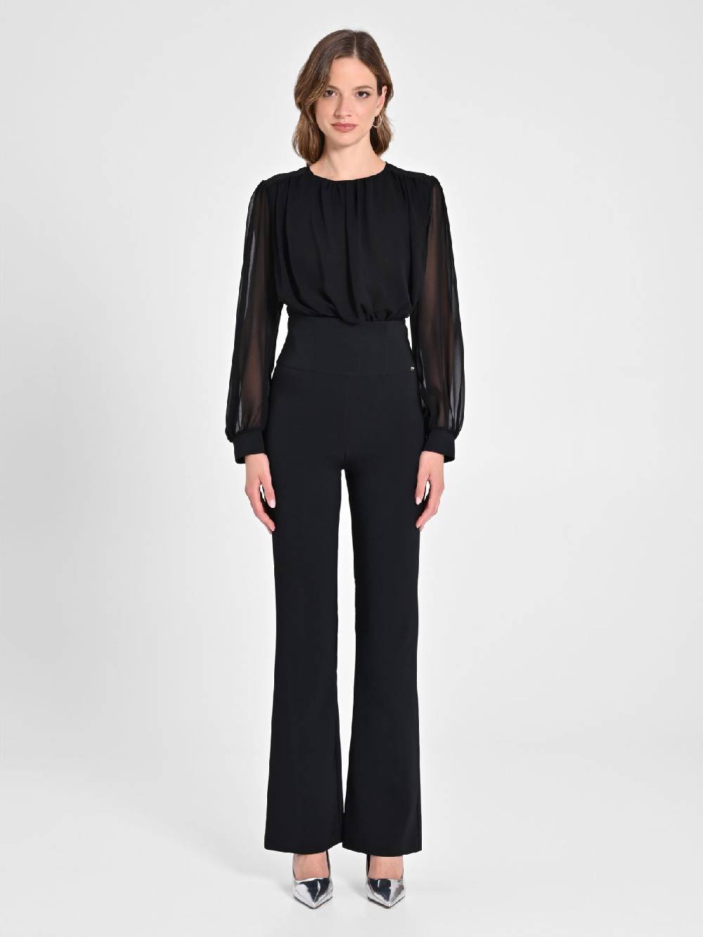Rinascimento Pantaloni Flared Neri Bestseller