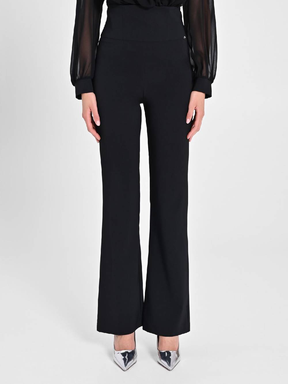 Rinascimento Pantaloni Flared Neri Bestseller