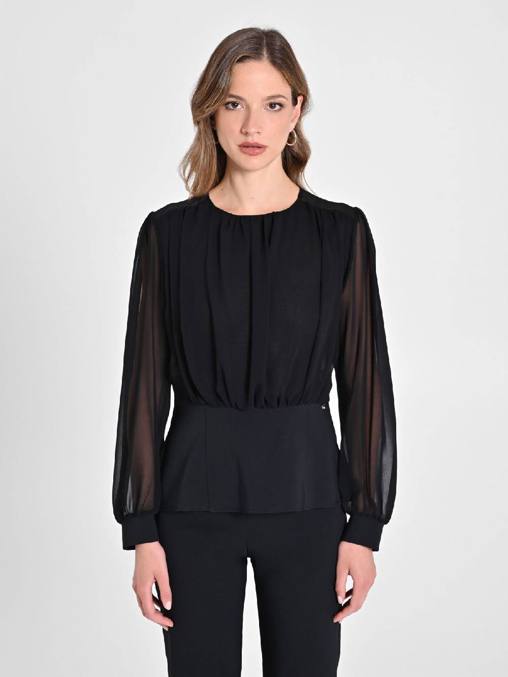 Rinascimento Blusa in Georgette Enormi risparmi