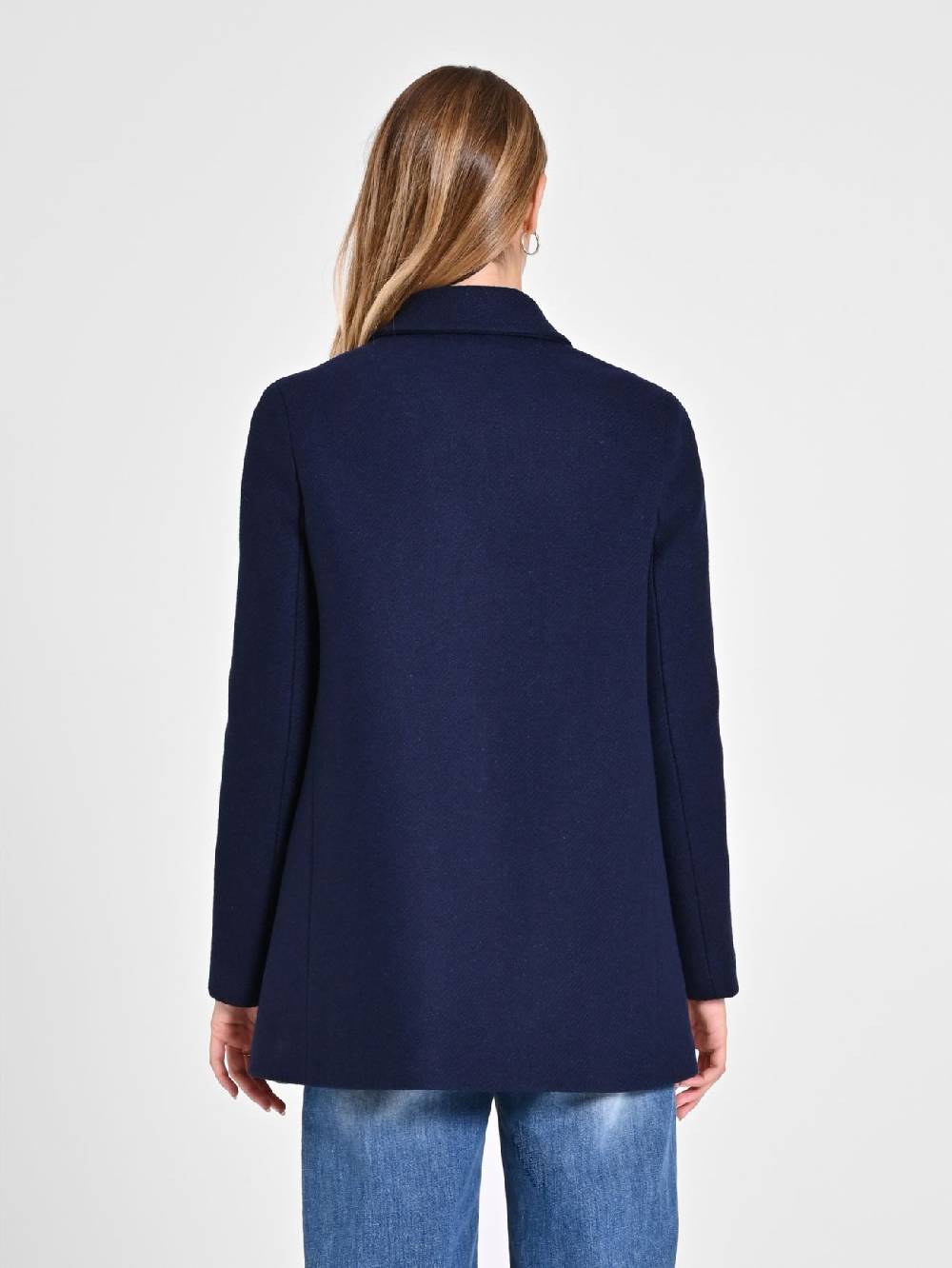 Rinascimento Cappotto Doppiopetto Blu Prezzo basso