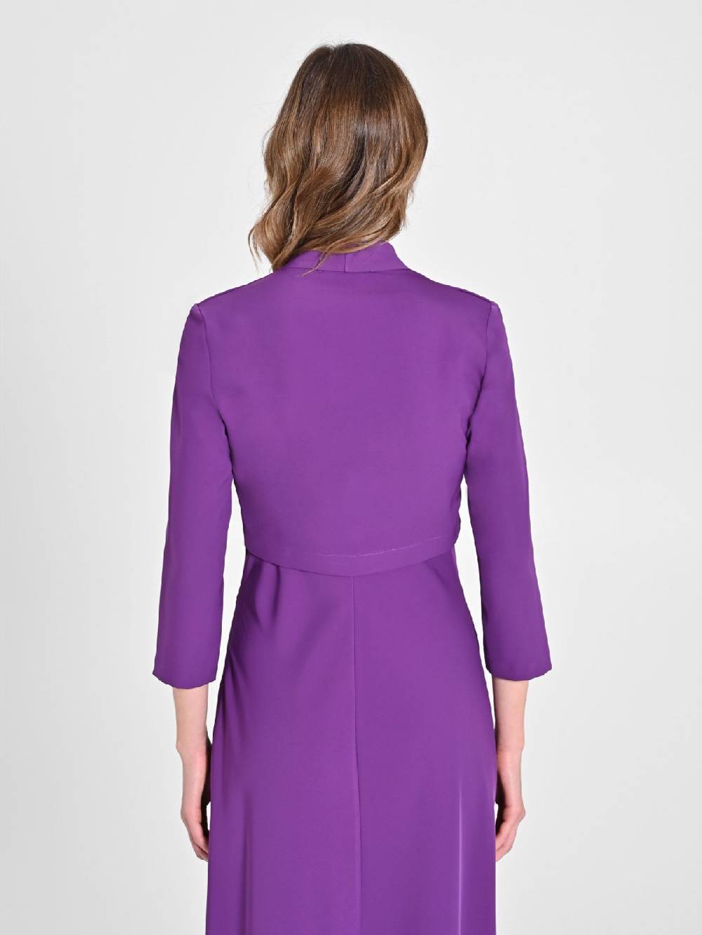 Rinascimento Coprispalle in Cady Viola Melanzana Duty-free