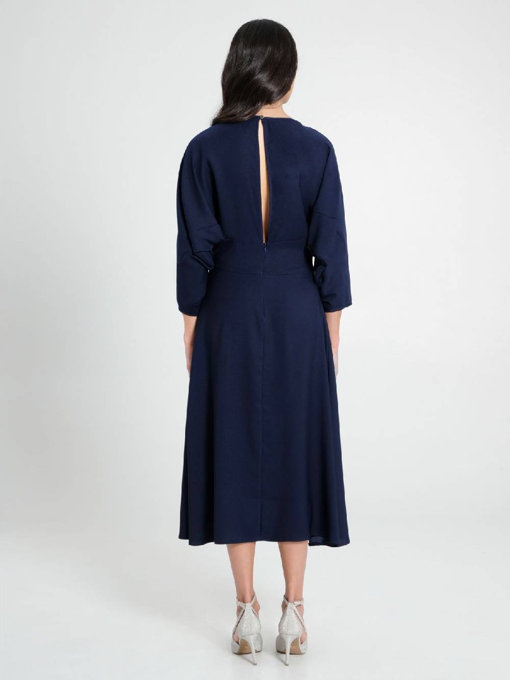 Rinascimento Abito Midi con Maniche Kimono Vendita