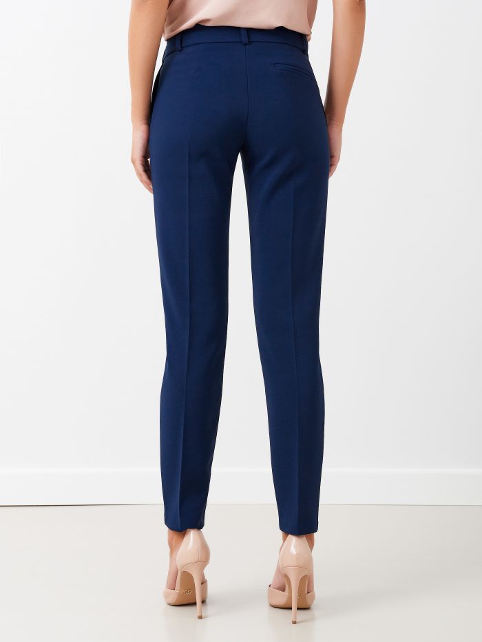 Rinascimento Pantaloni Slim in Tessuto Tecnico Economico
