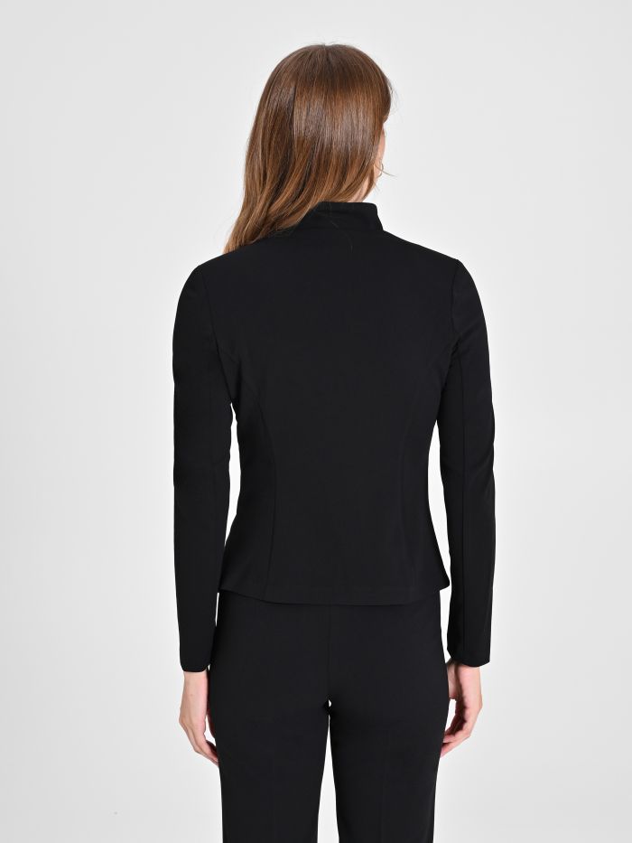 Rinascimento Giacca zip in scuba crèpe Donna In Vendita