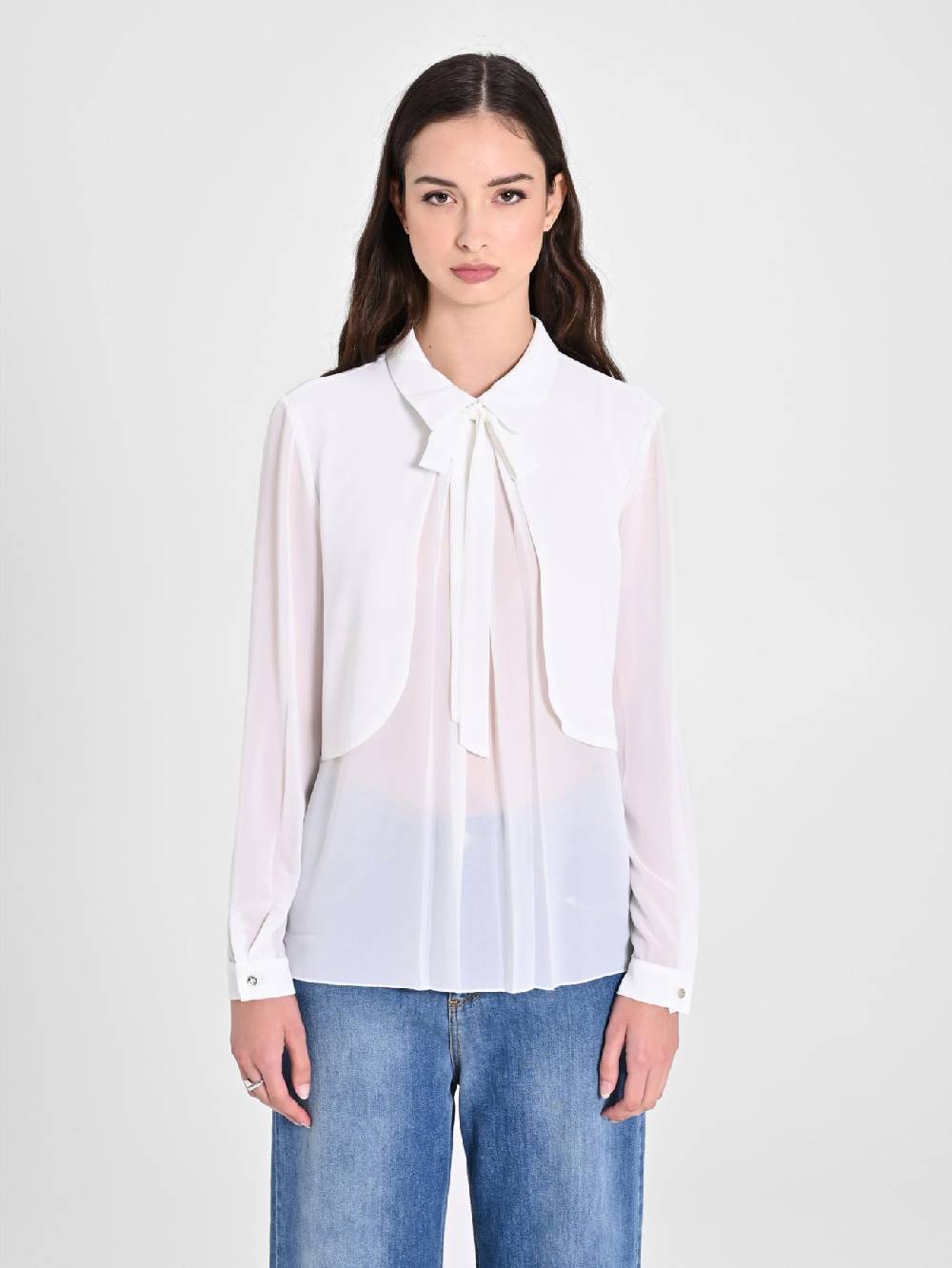 Rinascimento Blusa con Nastri Offerta San Valentino