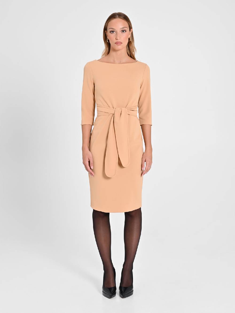 Rinascimento Tubino Beige Nastri Smaltimento dello stoccaggio