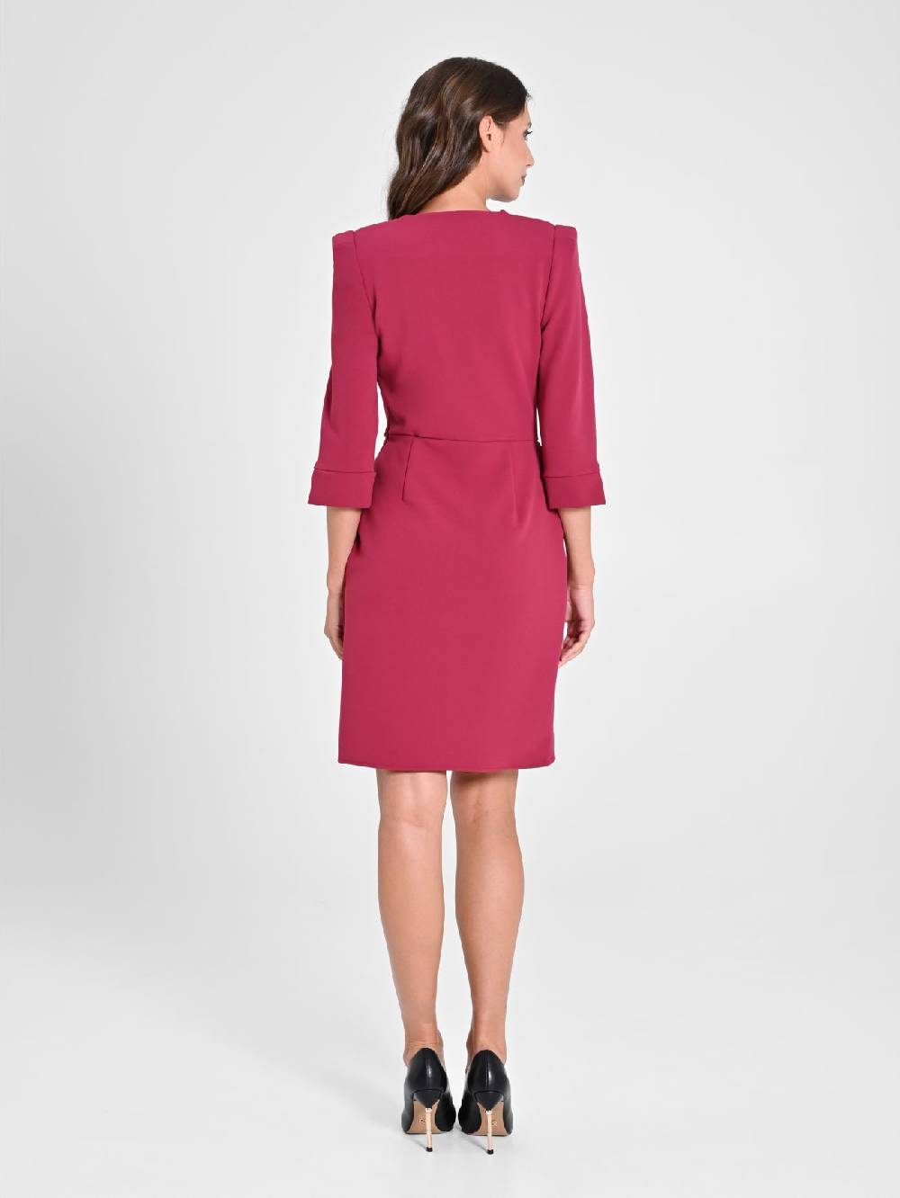 Rinascimento Abito Wrap Bordeaux Latest fashion