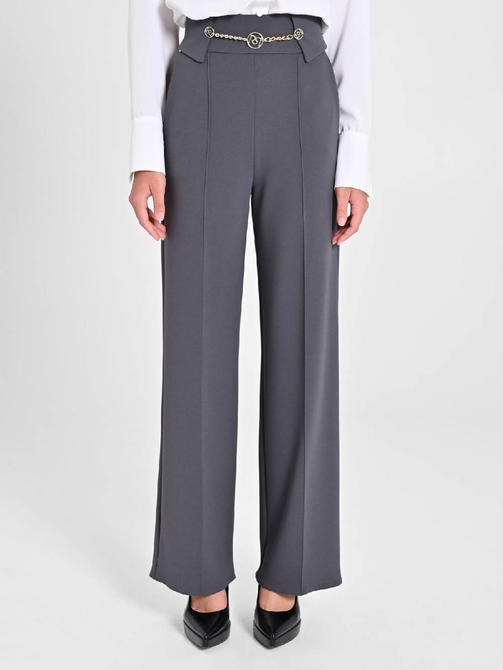 Rinascimento Pantaloni Grigi Chains Online Outlet
