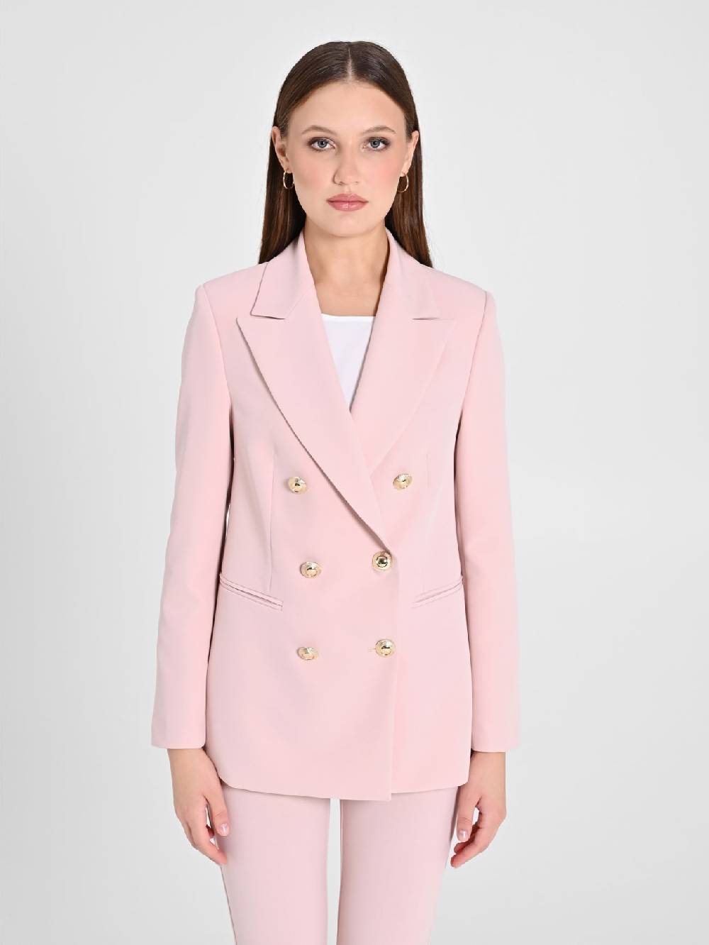 Rinascimento Giacca Doppiopetto Rosa Donna Nuovi prodotti