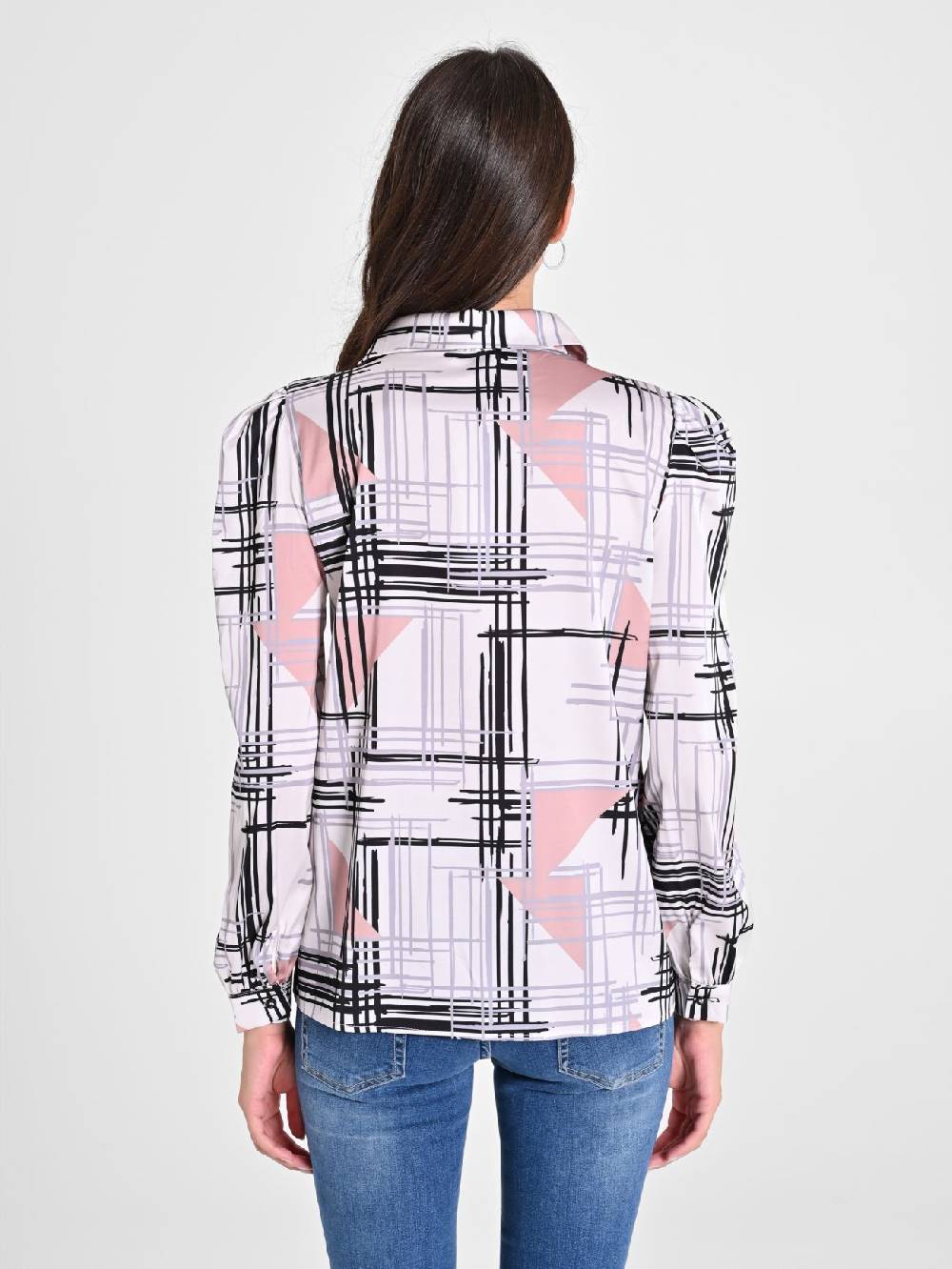 Rinascimento Camicia stampa Geometrica Liquidazione