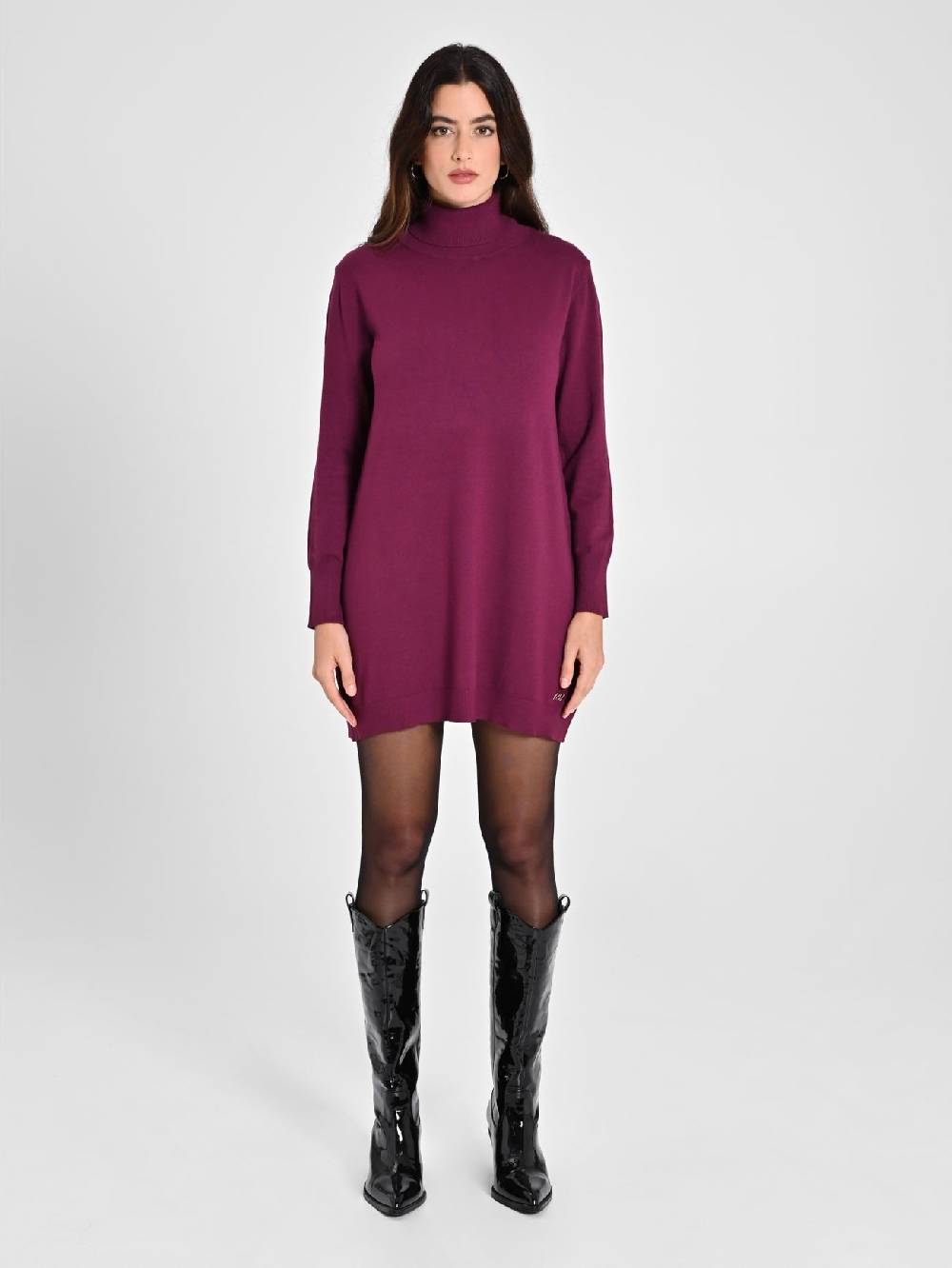 Rinascimento Abito Bordeaux in Maglia Ecotec® Donna Fino al 50% di sconto