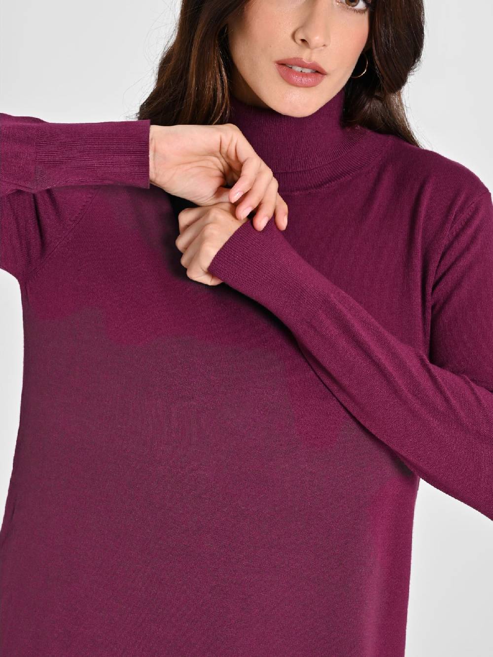 Rinascimento Abito Bordeaux in Maglia Ecotec® Donna Fino al 50% di sconto