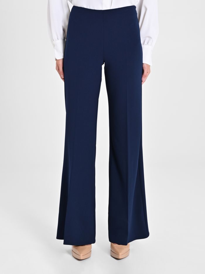 Rinascimento Pantaloni palazzo in scuba crèpe 50% di sconto per tempo limitato
