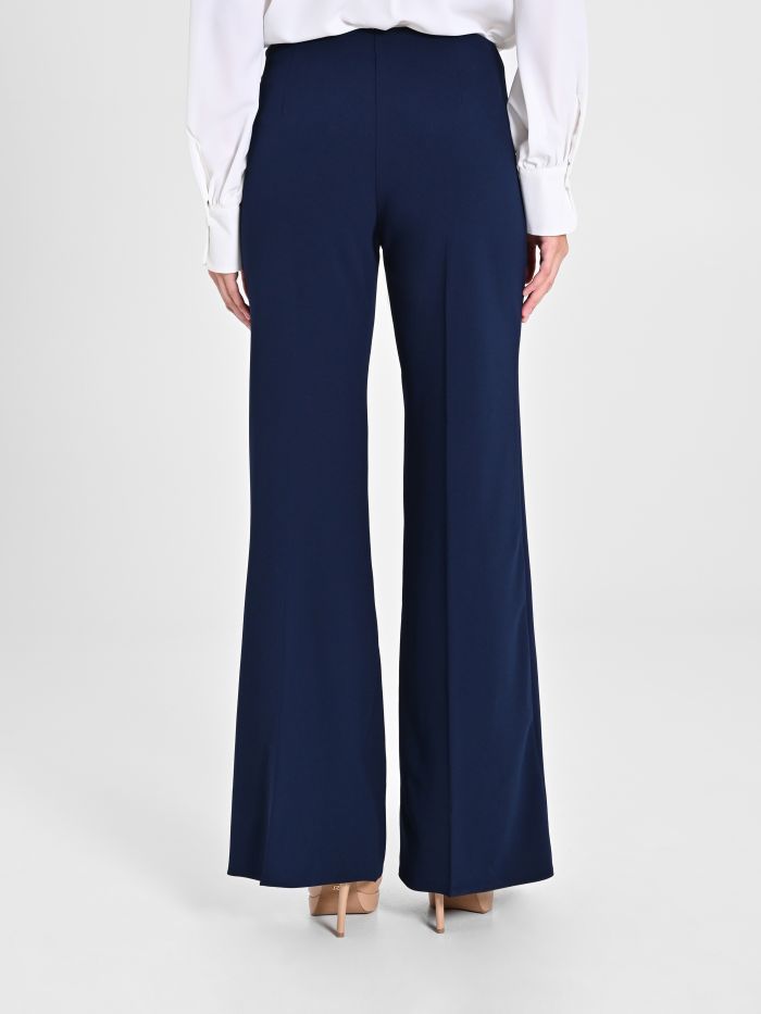 Rinascimento Pantaloni palazzo in scuba crèpe 50% di sconto per tempo limitato