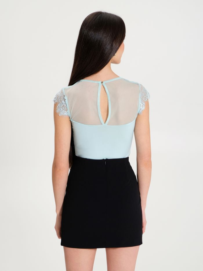 Rinascimento Top Body in Pizzo Negozi Online
