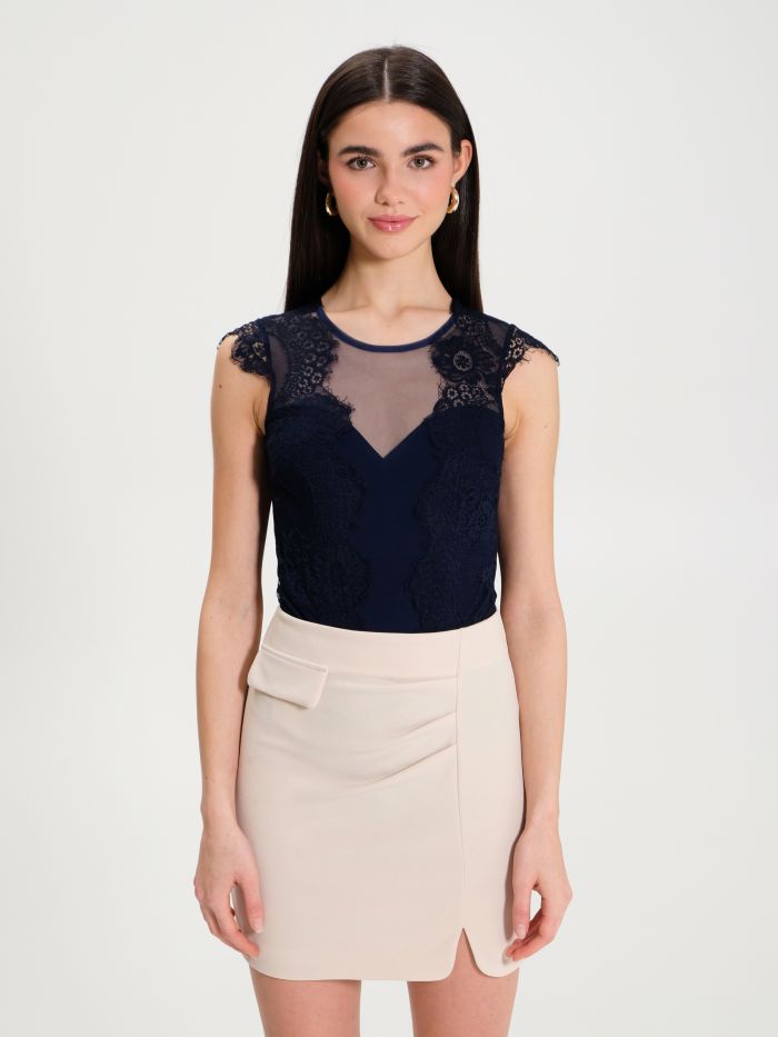 Rinascimento Top Body in Pizzo Acquista Ora