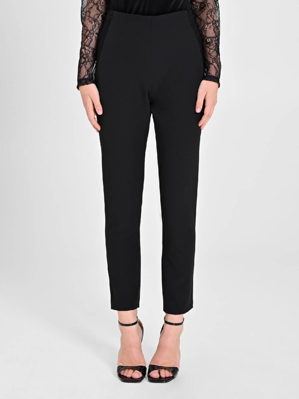 Rinascimento Pantaloni con inserto Pizzo & Velluto Novità