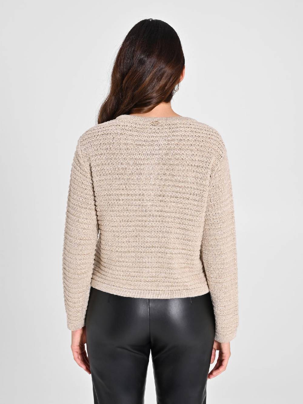 Rinascimento Cardigan Lurex Oro Vendita Calda