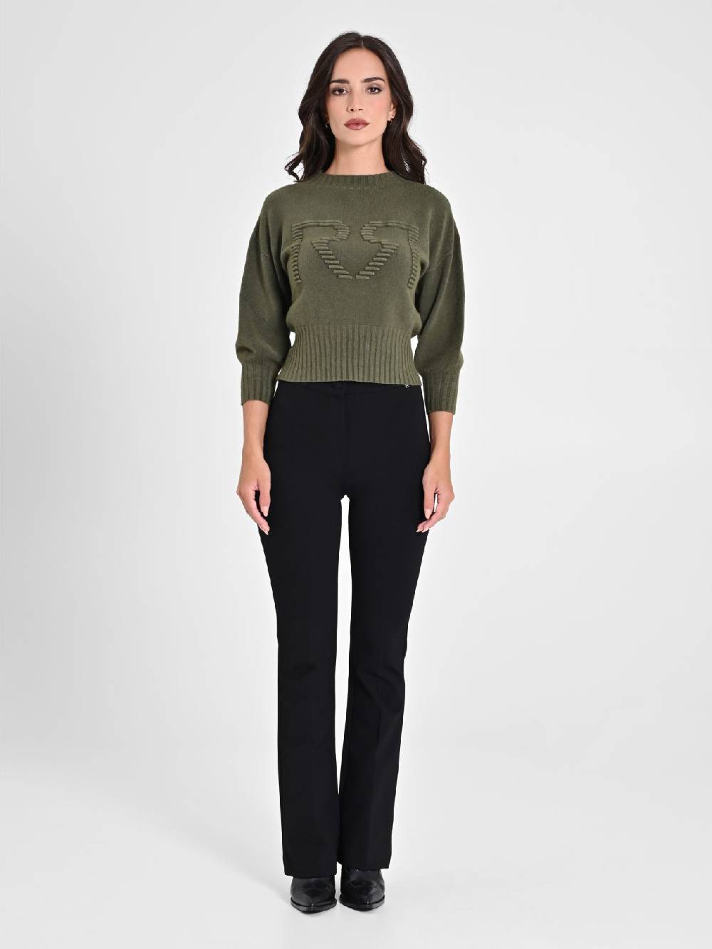 Rinascimento Maglione RR Verde Muschio Moda