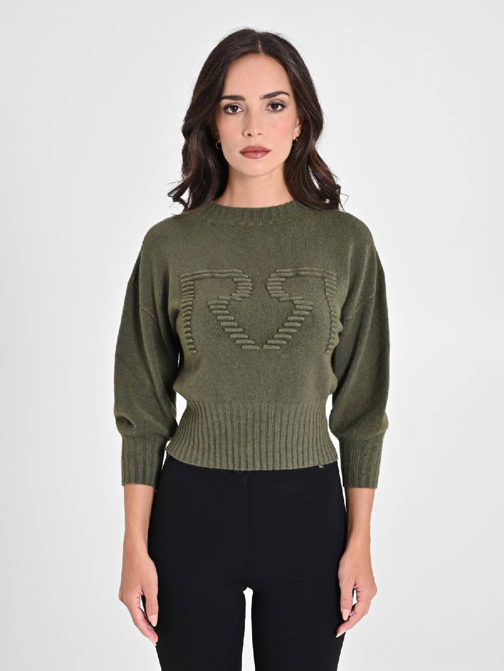 Rinascimento Maglione RR Verde Muschio Moda