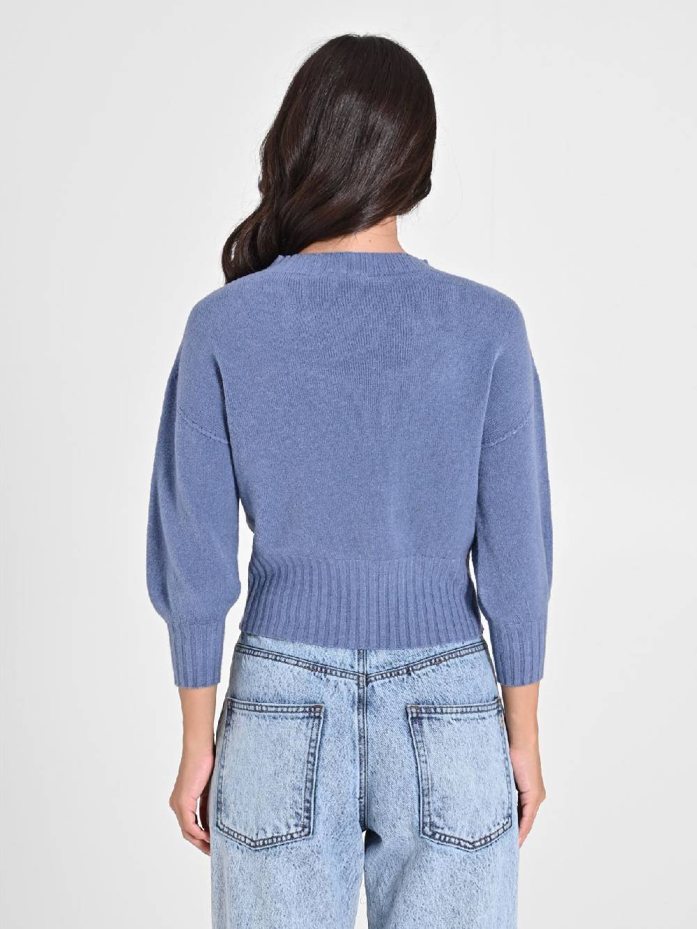Rinascimento Maglione RR Azzurro Avio Spedizione gratuita
