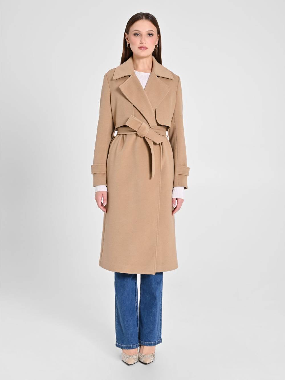 Rinascimento Cappotto Trasformabile Tre-In-Uno color Cammello Flash Sale