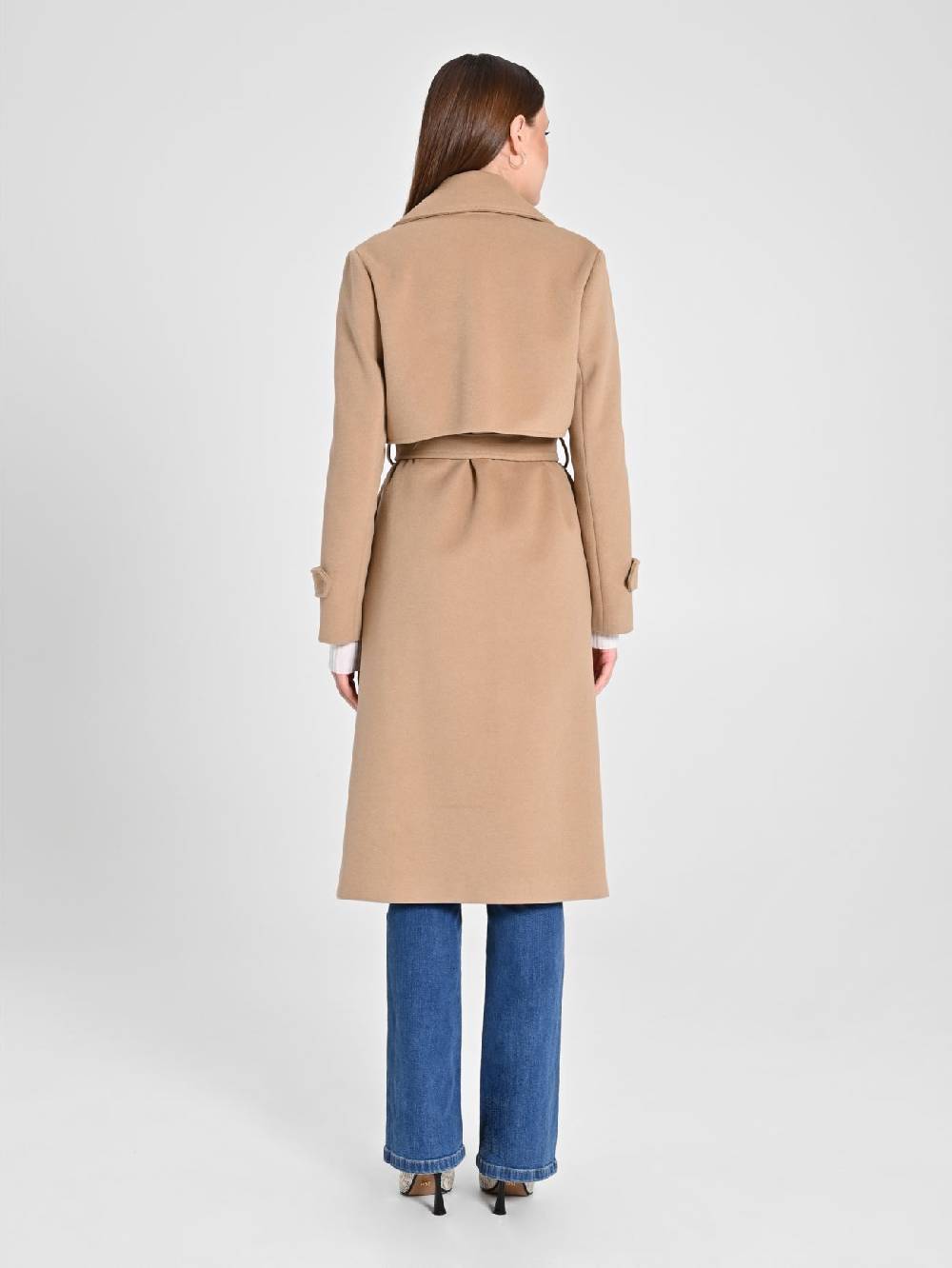 Rinascimento Cappotto Trasformabile Tre-In-Uno color Cammello Flash Sale