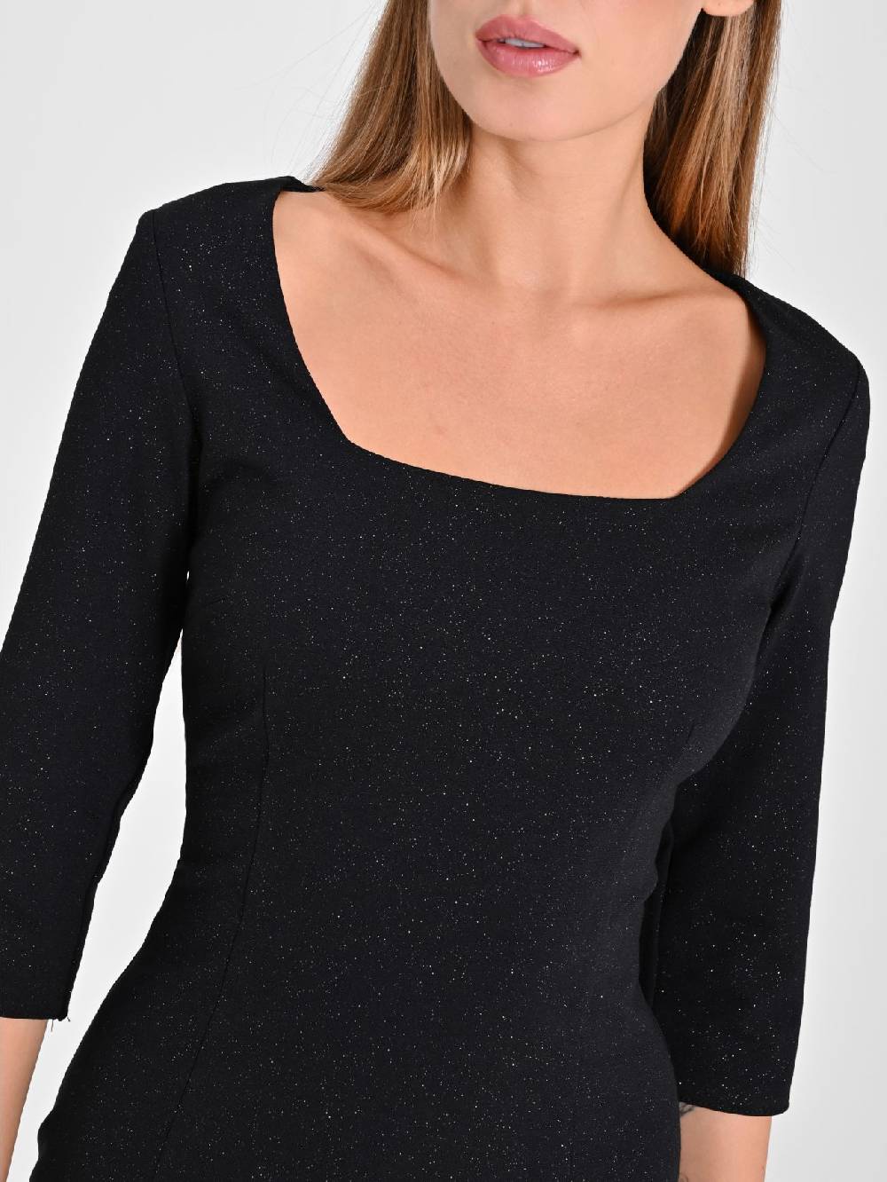 Rinascimento Tubino Glitter Nero Offerta Anniversario