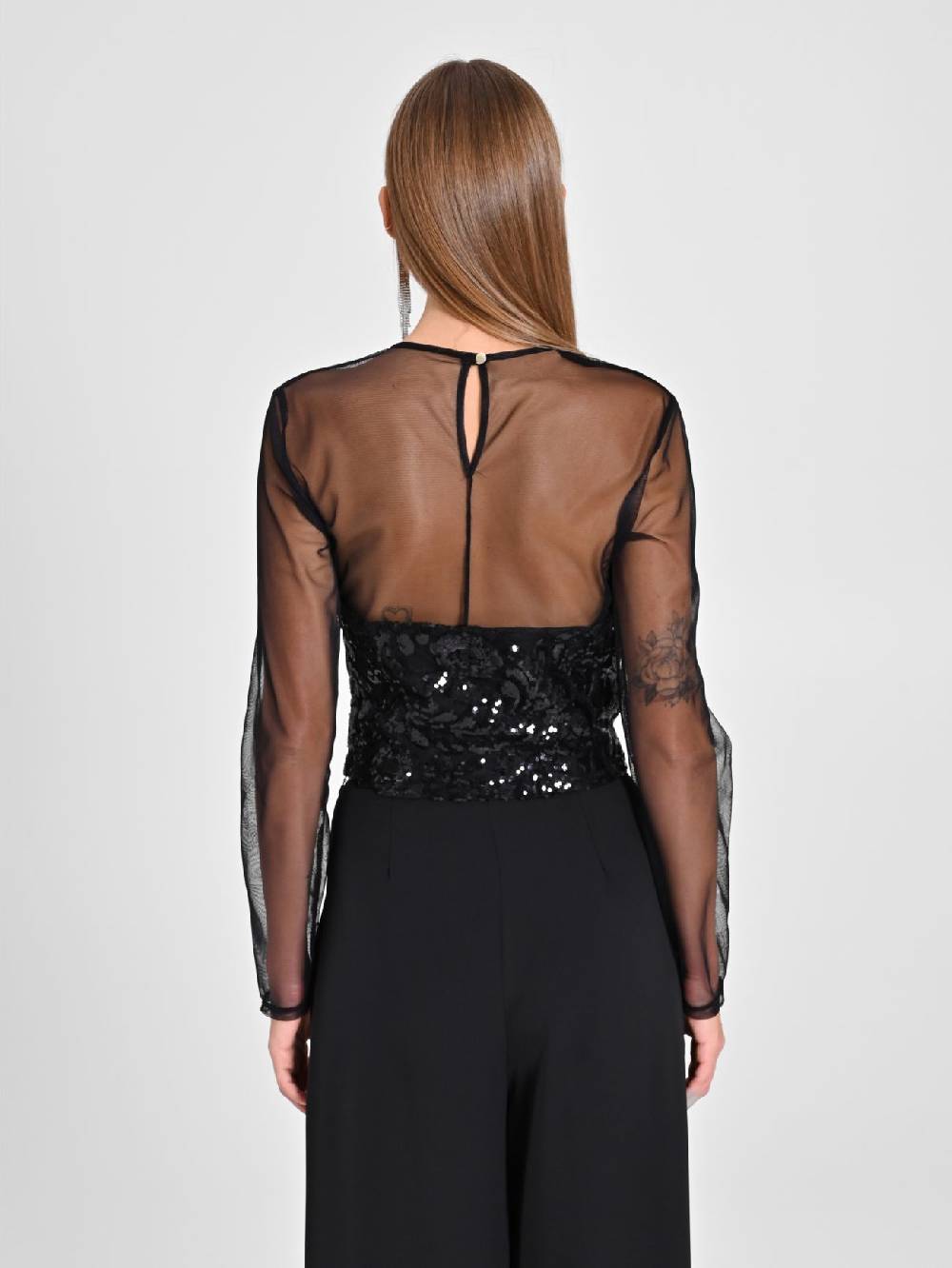 Rinascimento Top Bustier Paillettes Grandi sconti