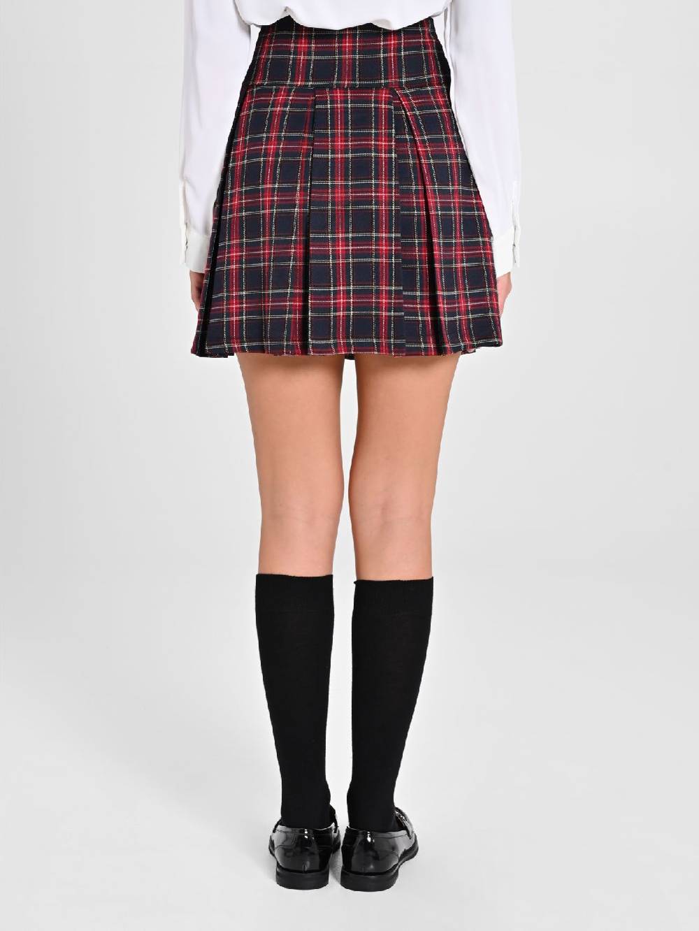 Rinascimento Minigonna in Tartan Blu Comprane uno, ottenene uno gratis