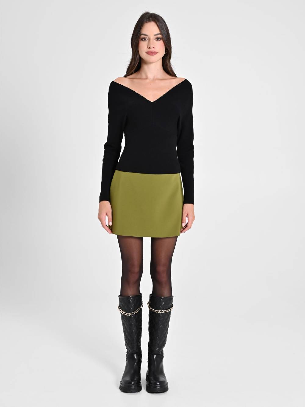 Rinascimento Maglioncino scollo a "V" 50% di sconto con spedizione gratuita