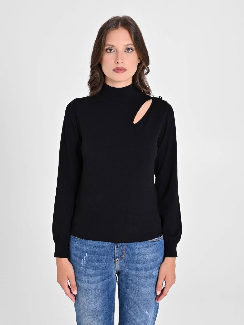 Rinascimento Maglioncino con dettaglio Cut Out Black Friday Prezzi