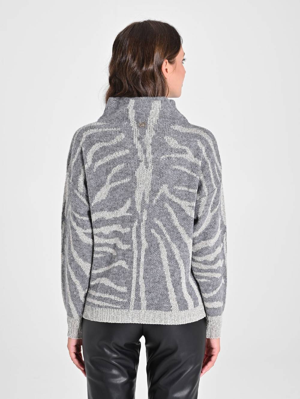 Rinascimento Maglione Zebra Lurex Nuovo