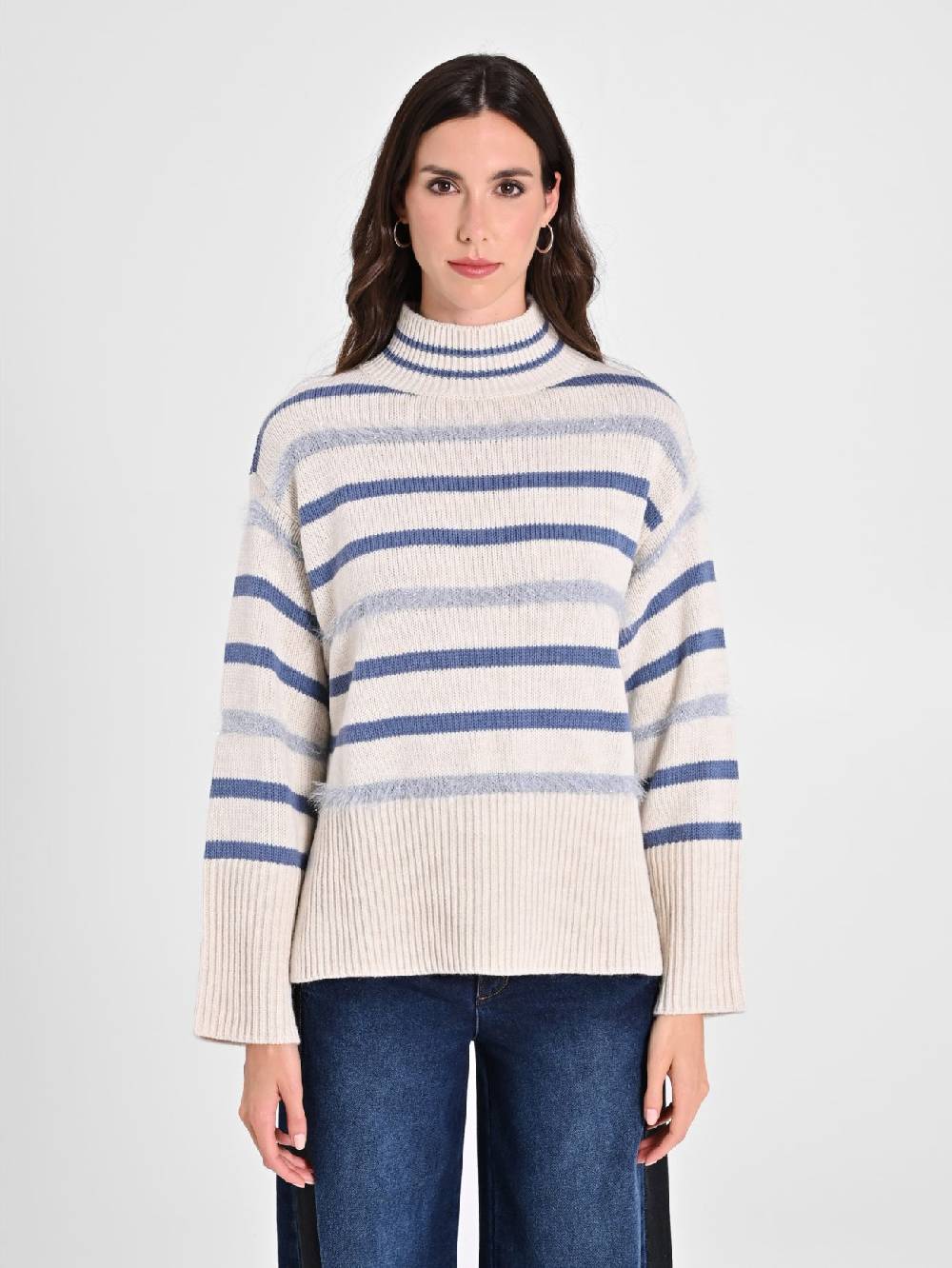 Rinascimento Maglia misto Lana a Righe Promozione