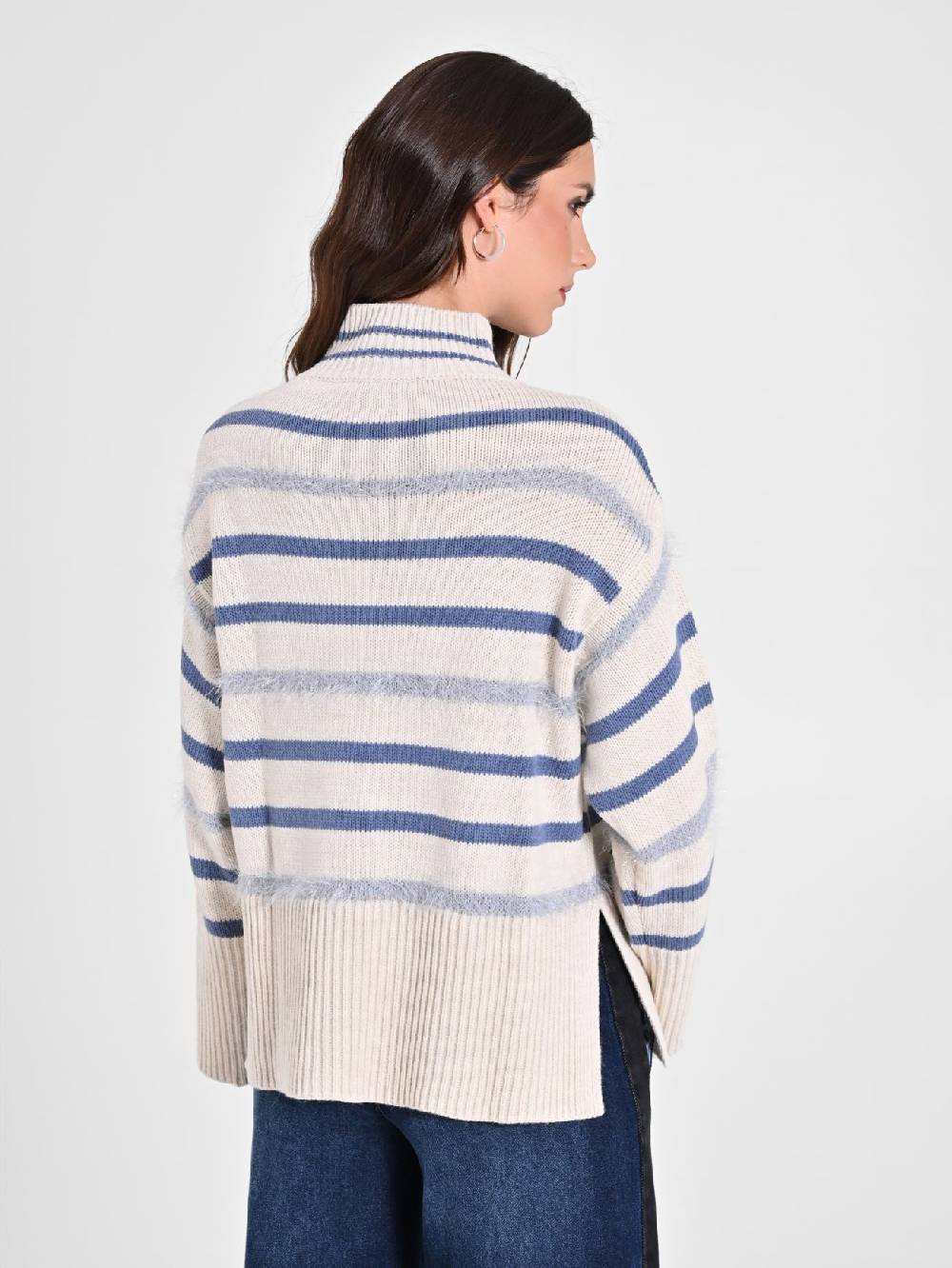 Rinascimento Maglia misto Lana a Righe Promozione