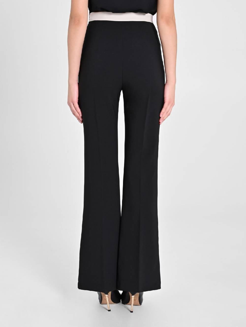 Rinascimento Pantalone Bicolor Nero & Beige Promozione Limitata