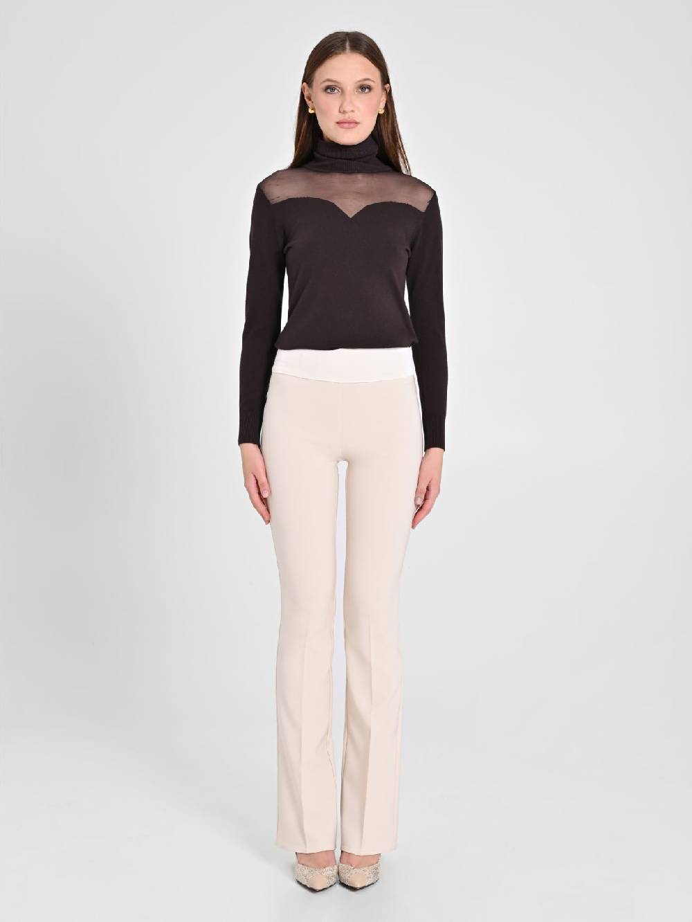Rinascimento Pantaloni Tuxedo Beige Shopping Online
