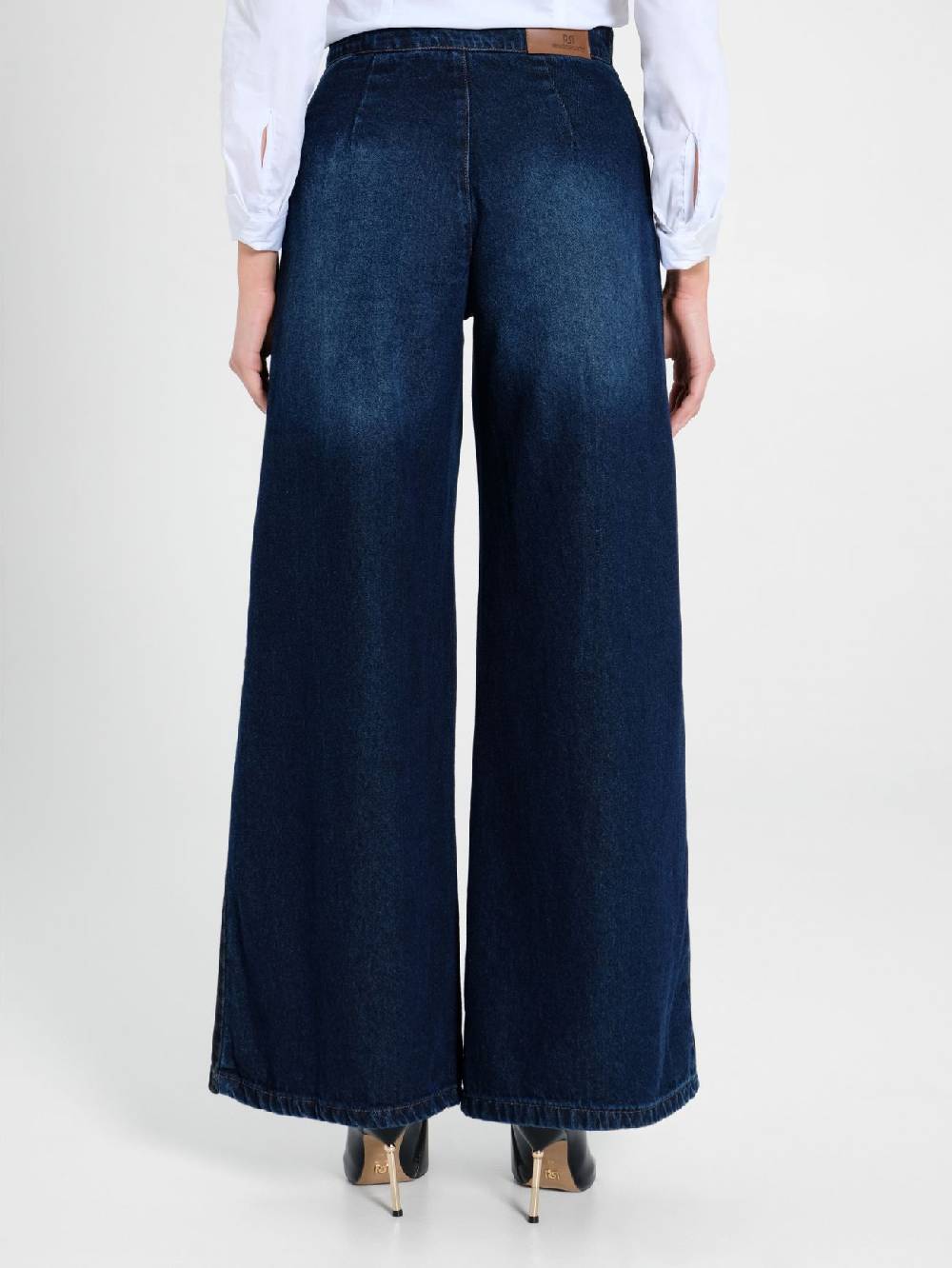 Rinascimento Jeans Palazzo con Banda Spedizione gratuita