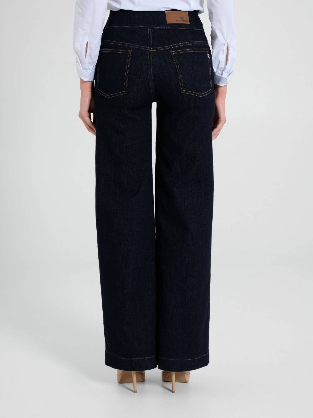 Rinascimento Jeans Palazzo Marinière Sconto di tempo limitato