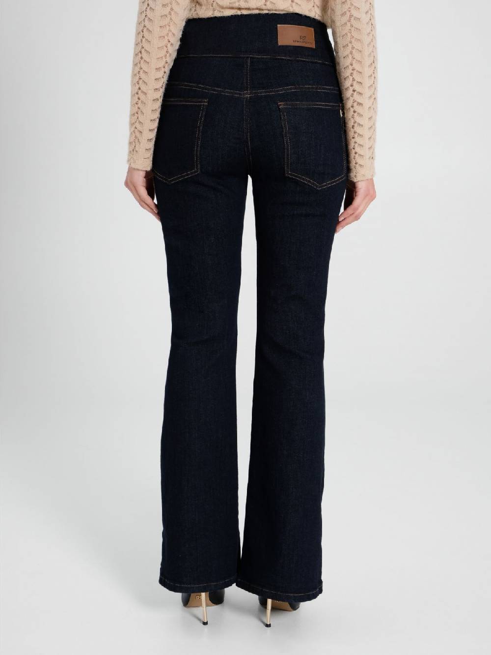 Rinascimento Jeans Flared a Vita Alta Negozio online di fabbrica