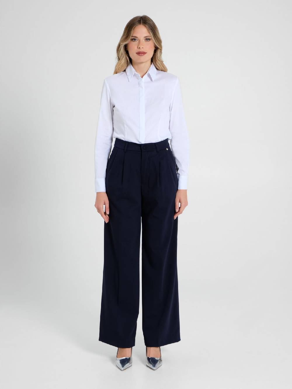 Rinascimento Pantaloni Sartoriali misto Lana Offerta Giorno del Papà