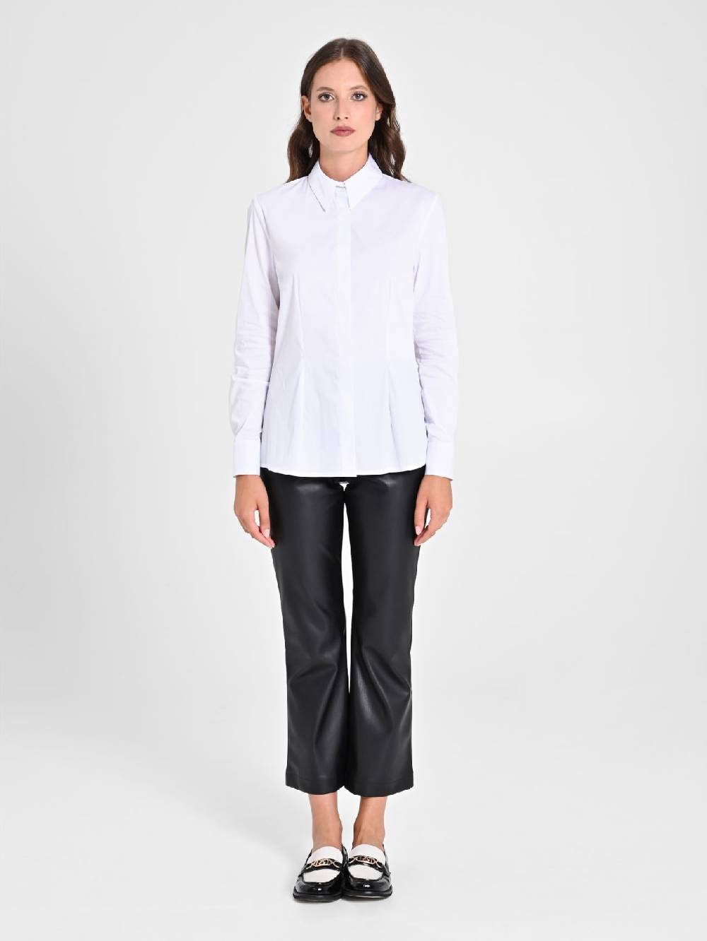 Rinascimento Camicia Bianca in Cotone Fino al 60% di sconto
