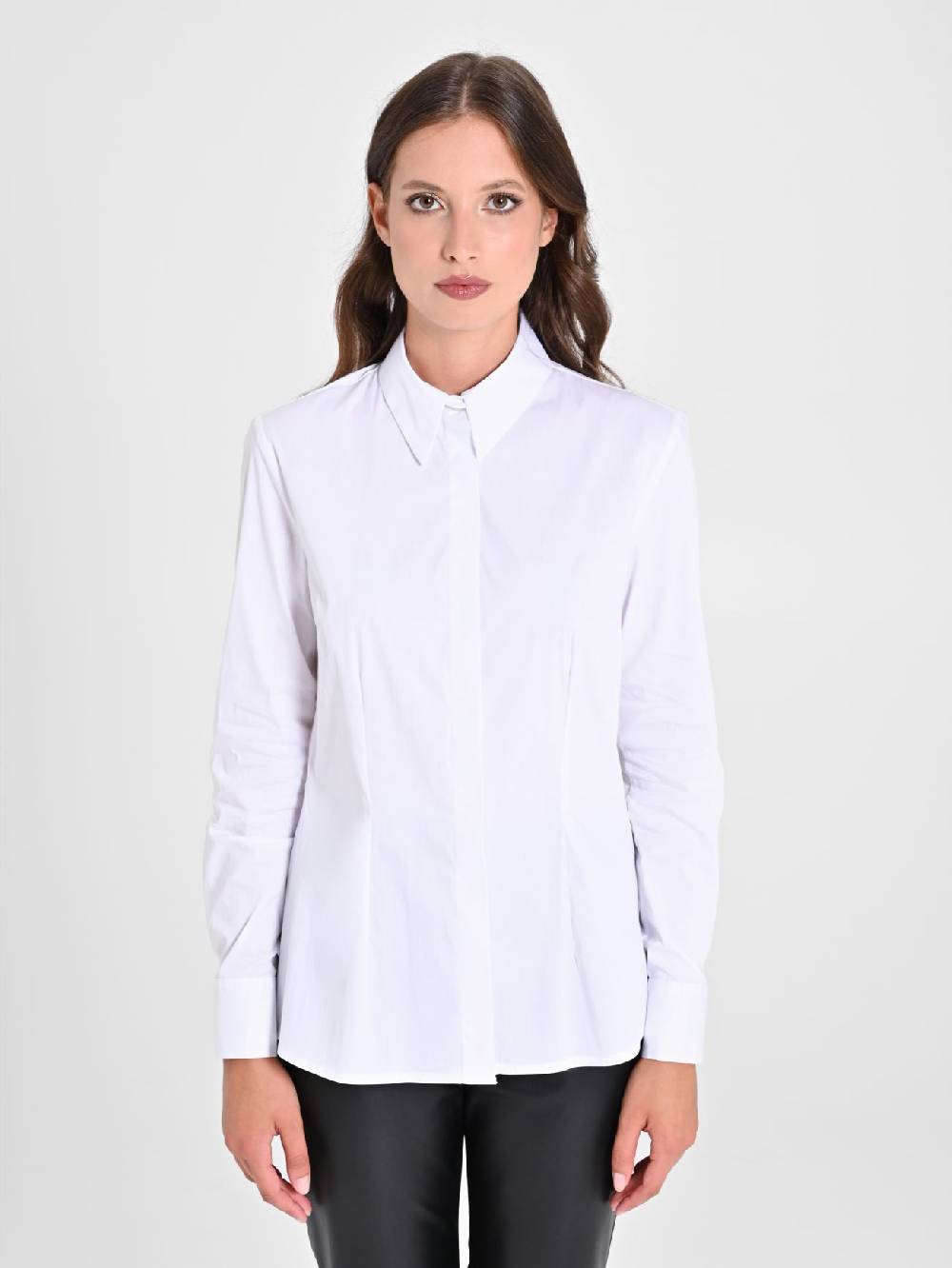 Rinascimento Camicia Bianca in Cotone Fino al 60% di sconto