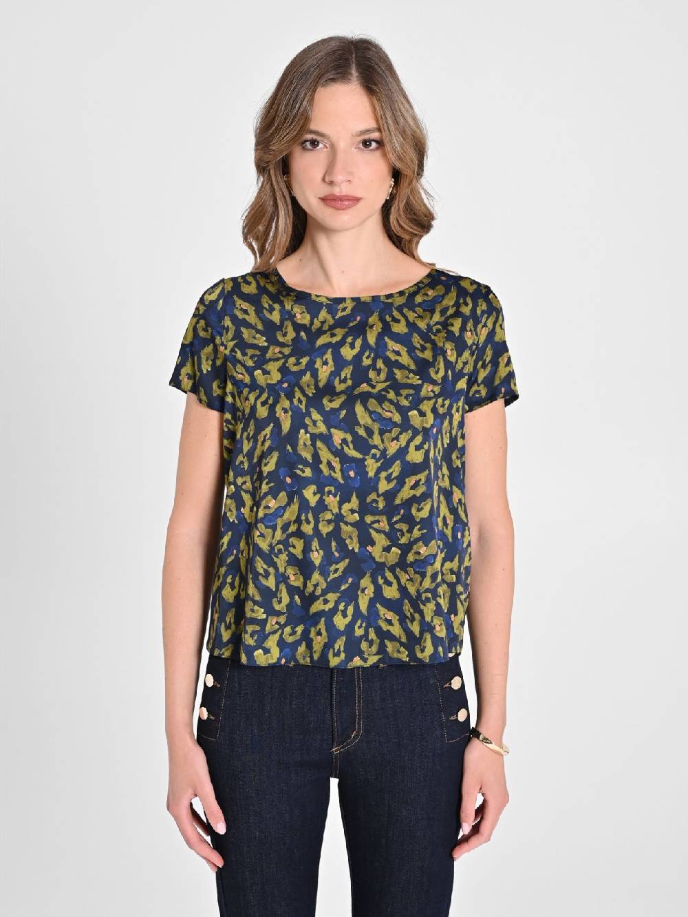 Rinascimento Blusa Animalier Limitato a 3 giorni