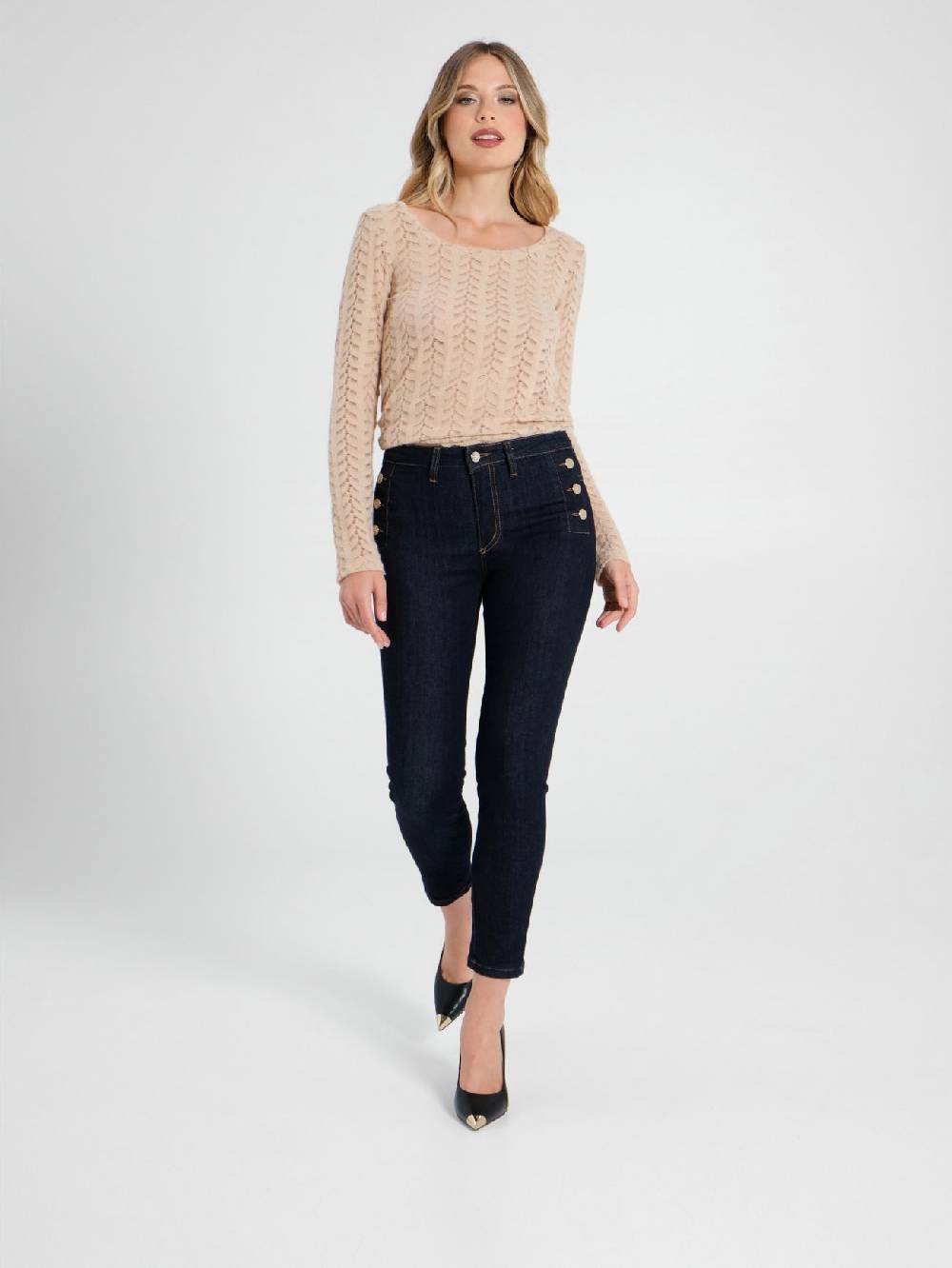 Rinascimento Jeans Skinny Esporta salva